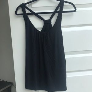 Black cotton tank